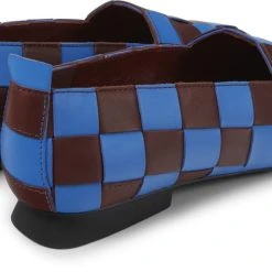 Camper Ballerinas " Casi Myra " In Blau / Burgund -camper shop camper ballerinas casi myra in blau burgund 3
