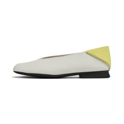 Camper Ballerinas " Casi Myra " In Weiß / Gelb