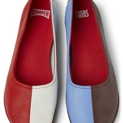 Camper Ballerinas " Casi Myra Twins " In Bordeaux / Rot -camper shop camper ballerinas casi myra twins in bordeaux rot 2