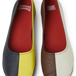 Camper Ballerinas " Casi Myra Twins " In Weiß / Marine -camper shop camper ballerinas casi myra twins in weiss marine 2