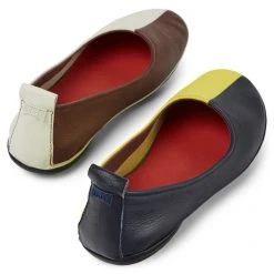 Camper Ballerinas " Casi Myra Twins " In Weiß / Marine -camper shop camper ballerinas casi myra twins in weiss marine 3