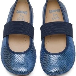 Camper Ballerinas " Right " In Silver Blau -camper shop camper ballerinas right in silver blau 2