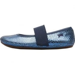 Camper Ballerinas " Right " In Silver Blau