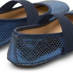 Camper Ballerinas " Right " In Silver Blau -camper shop camper ballerinas right in silver blau 3