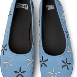 Camper Ballerinas " Right Nina Twins " In Hellblau -camper shop camper ballerinas right nina twins in hellblau 2