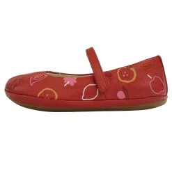 Camper Ballerinas " Right Twins " In Rot