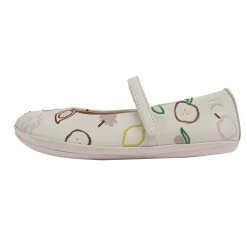 Camper Ballerinas " Right Twins " In Weiß