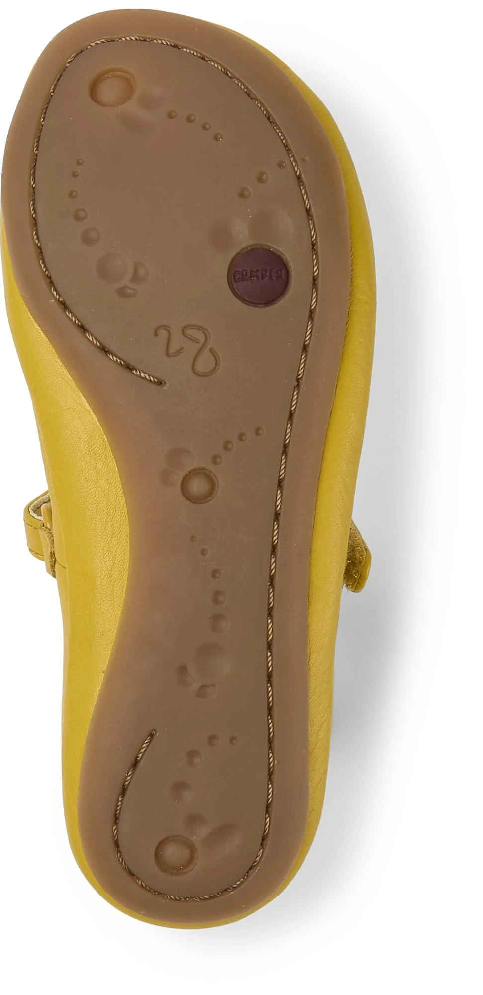 Camper Ballerinas " Twins " In Medium Yellow 7 Camper Ballerinas " Twins " In Medium Yellow – Bild 5
