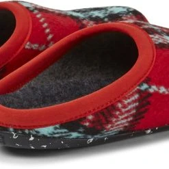 Camper Hausschuhe " Wabi " In Rot- Blau -camper shop camper hausschuhe wabi in rot blau 3