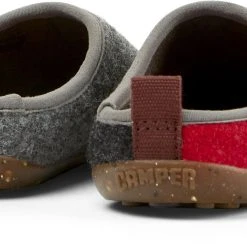 Camper Hausschuhe " Wabi Twins " In Bordeaux / Rot -camper shop camper hausschuhe wabi twins in bordeaux rot 3