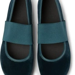 Camper Riemchenballerinas " Right Nina " In Dunkel-turquiose -camper shop camper riemchenballerinas right nina in dunkel turquiose 2