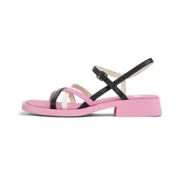 Camper Sandalen " Dana Twins " In Rosa / Schwarz