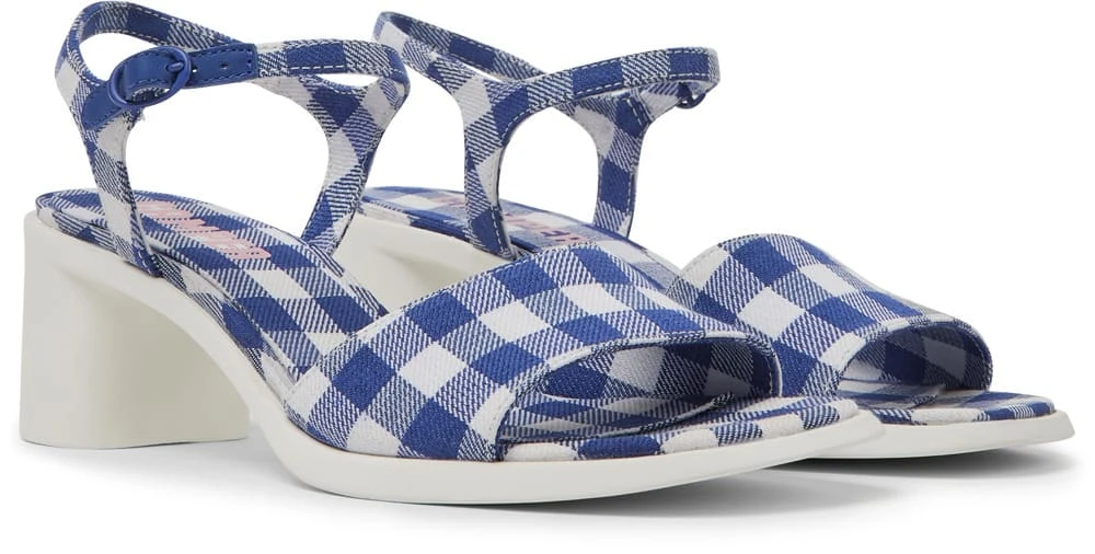 Camper Sandalen " Meda " In Blau / Weiß 4 Camper Sandalen " Meda " In Blau / Weiß – Bild 2