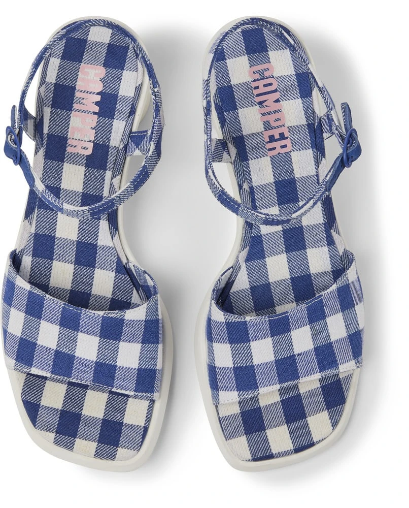 Camper Sandalen " Meda " In Blau / Weiß 5 Camper Sandalen " Meda " In Blau / Weiß – Bild 3