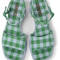 Camper Sandalen " Meda " In Grün / Blau -camper shop camper sandalen meda in grun blau 2