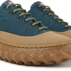 Camper Schnürschuhe " Ground " In Grün Blau - Rot -camper shop camper schnurschuhe ground in grun blau rot 1