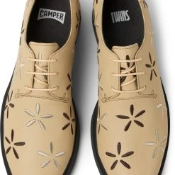 Camper Schnürschuhe " Iman Twins " In Beige -camper shop camper schnurschuhe iman twins in beige 2