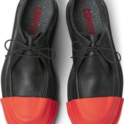 Camper Schnürschuhe " Junction " In Schwarz / Rot -camper shop camper schnurschuhe junction in schwarz rot 2