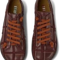 Camper Schnürschuhe " Peu Cami " In Dunkelbraun - Burgund -camper shop camper schnurschuhe peu cami in dunkelbraun burgund 2