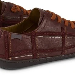 Camper Schnürschuhe " Peu Cami " In Dunkelbraun - Burgund -camper shop camper schnurschuhe peu cami in dunkelbraun burgund 3