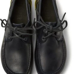 Camper Schnürschuhe " Peu Circuit " In Dunkelblau / Gelb -camper shop camper schnurschuhe peu circuit in dunkelblau gelb 2