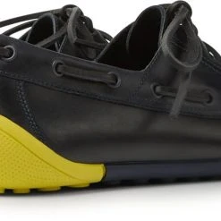 Camper Schnürschuhe " Peu Circuit " In Dunkelblau / Gelb -camper shop camper schnurschuhe peu circuit in dunkelblau gelb 3