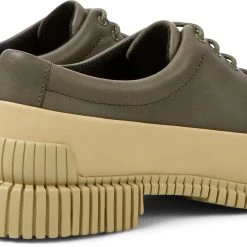 Camper Schnürschuhe " Pix " In Dunkelgrün / Beige -camper shop camper schnurschuhe pix in dunkelgrun beige 3