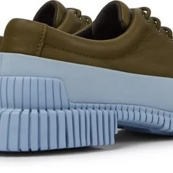 Camper Schnürschuhe " Pix " In Dunkelgrün / Hellblau -camper shop camper schnurschuhe pix in dunkelgrun hellblau 3