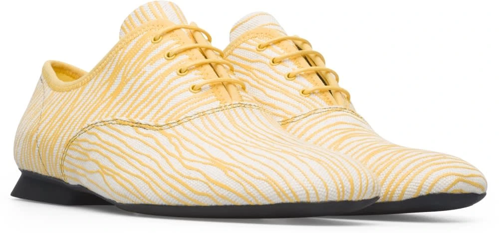 Camper Schnürschuhe " Twins " In Gelb 4 Camper Schnürschuhe " Twins " In Gelb – Bild 2