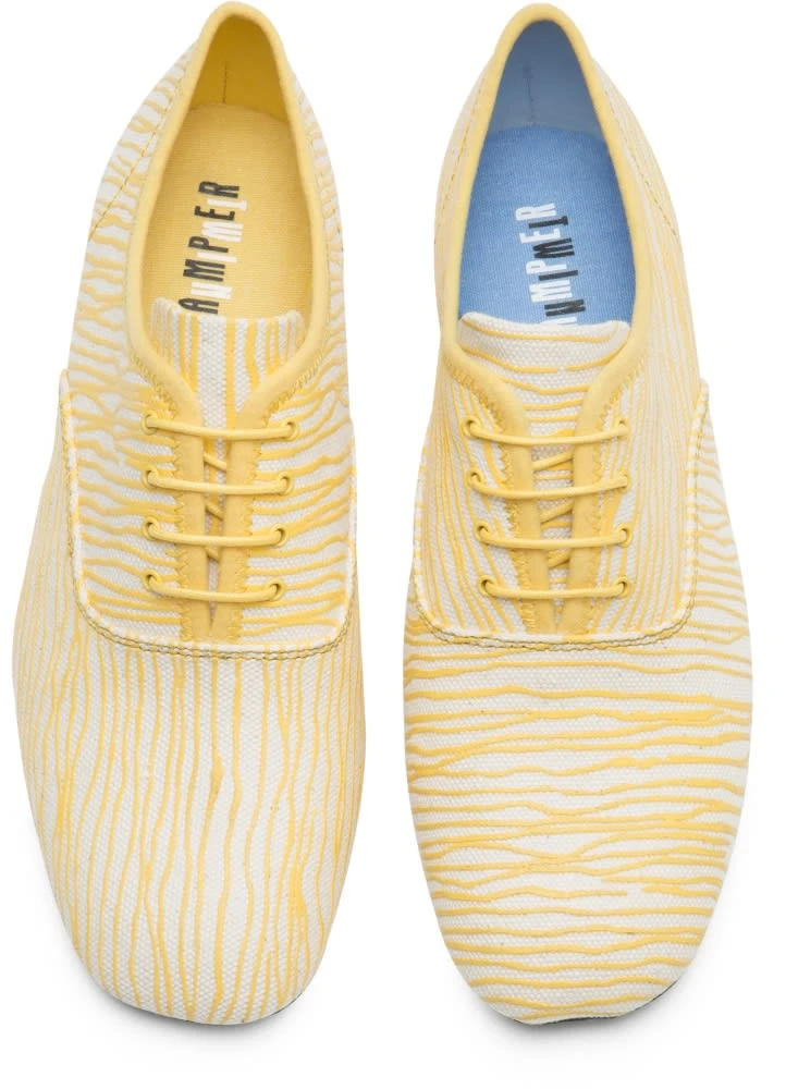 Camper Schnürschuhe " Twins " In Gelb 5 Camper Schnürschuhe " Twins " In Gelb – Bild 3