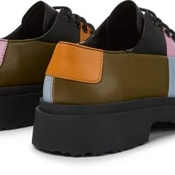 Camper Schnürschuhe " Walden " In Schwarz / Hellblau -camper shop camper schnurschuhe walden in schwarz hellblau 3