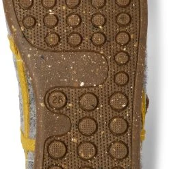 Camper Slipper " Twins " In Grau - Gelb -camper shop camper slipper twins in grau gelb 4