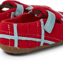 Camper Slipper " Twins " In Rot- Blau -camper shop camper slipper twins in rot blau 3