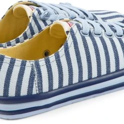 Camper Sneaker " Peu Rambla Vulcanizado " In Blau / Weiß -camper shop camper sneaker peu rambla vulcanizado in blau weiss 3