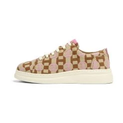 Camper Sneaker " Runner Up " In Beige / Gelb / Rosa