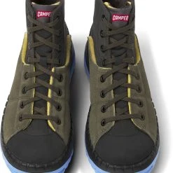 Camper Sneaker " Teix " In Dunkelgrün / Blau -camper shop camper sneaker teix in dunkelgrun blau 2