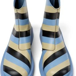 Camper Stiefel " 1978 " In Hellblau / Beige / Schwarz -camper shop camper stiefel 1978 in hellblau beige schwarz 2