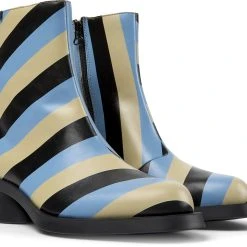 Camper Stiefel " Bonnie " In Hellblau / Beige / Schwarz -camper shop camper stiefel bonnie in hellblau beige schwarz 1