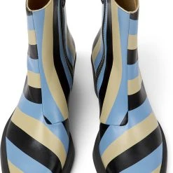 Camper Stiefel " Bonnie " In Hellblau / Beige / Schwarz -camper shop camper stiefel bonnie in hellblau beige schwarz 2