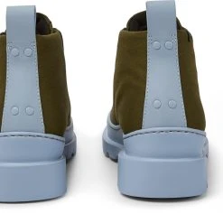 Camper Stiefeletten " Brutus " In Dunkelgrün / Hellblau -camper shop camper stiefeletten brutus in dunkelgrun hellblau 3