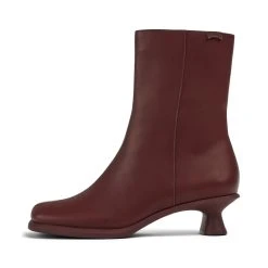 Camper Stiefeletten " Dina Twins " In Bordeaux / Beige