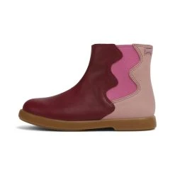 Camper Stiefeletten " Duet " In Bordeaux / Rosa