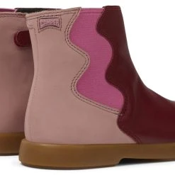 Camper Stiefeletten " Duet " In Bordeaux / Rosa -camper shop camper stiefeletten duet in bordeaux rosa 3